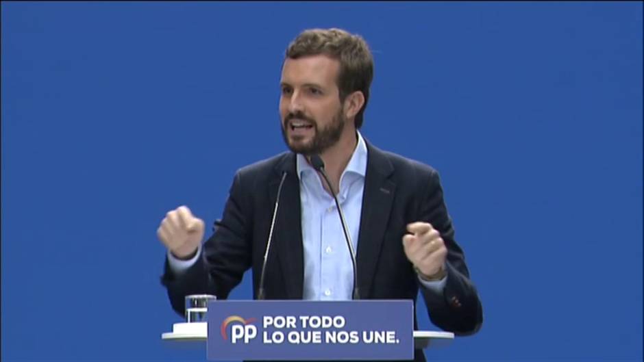 Casado: "En Halloween, Sánchez quiere volver a disfrazarse de Frankenstein"