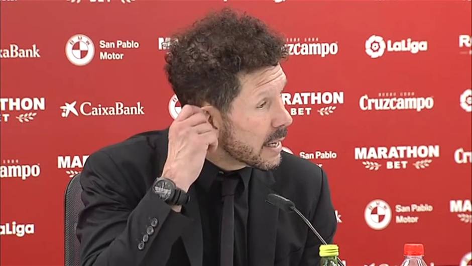 Simeone: "Costa da la vida, yo confío en él"
