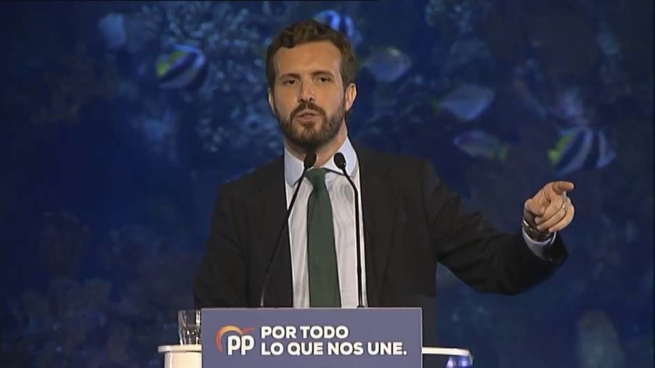 Casado afirma que Torra es el "socio homologable" de Sánchez