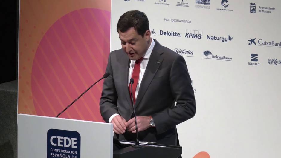 Moreno dice que el modelo andaluz atrae inversiones y crecimiento económico