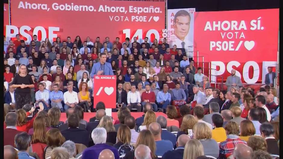 Sánchez: "Gobierno y avance solo lo garantiza el PSOE"