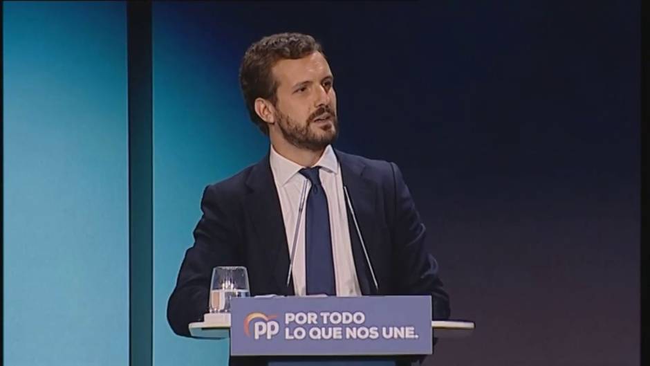 Casado pide apoyo a los votantes de Cs y Vox