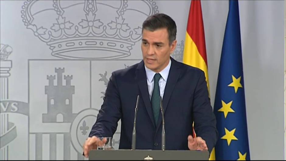 Sánchez cambia "conflicto de convivencia" por "crisis política" en su discurso sobre Cataluña