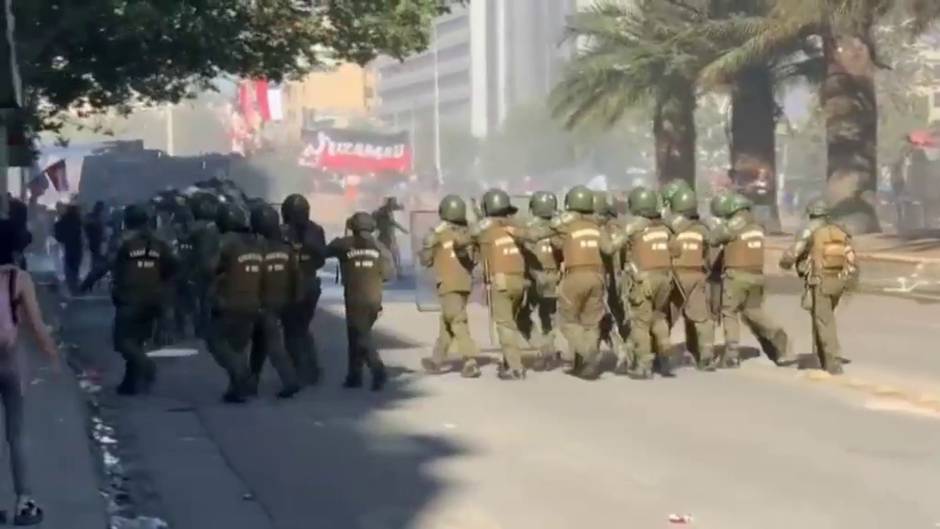 La violencia no cesa en las calles de Santiago