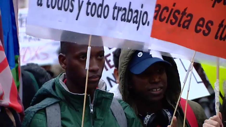 Clamor antirracista en las calles de Madrid contra el discurso del odio