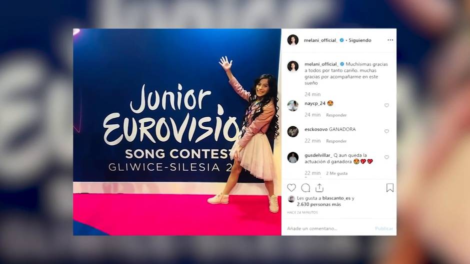 Polonia gana Eurovison Junior y Melani queda tercera con Marte