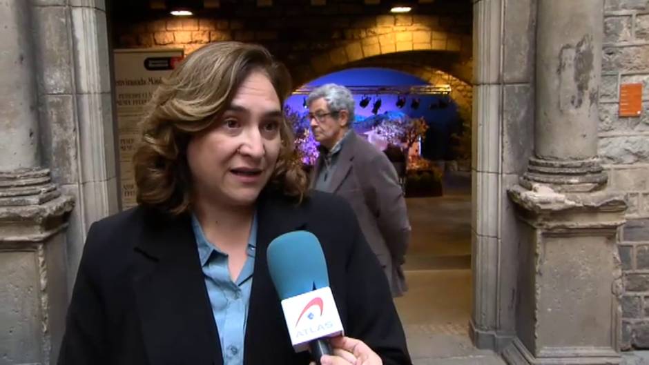 Colau defiende su belén: "Es un proyecto artístico"