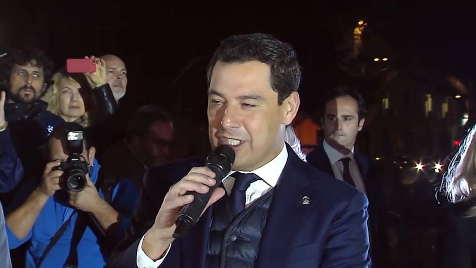 Moreno, "orgulloso" de participar en el alumbrado en Málaga