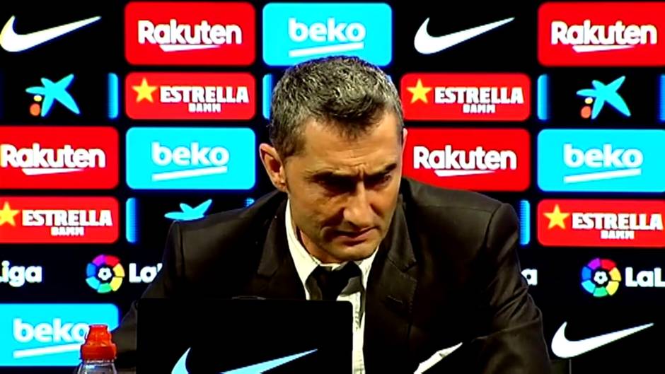 Valverde, sobre el gol de Suárez: "Sorprendente, increíble, extraordinario"