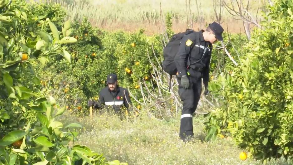 150 efectivos G.Civil y UME buscan el rastro de Marta Calvo