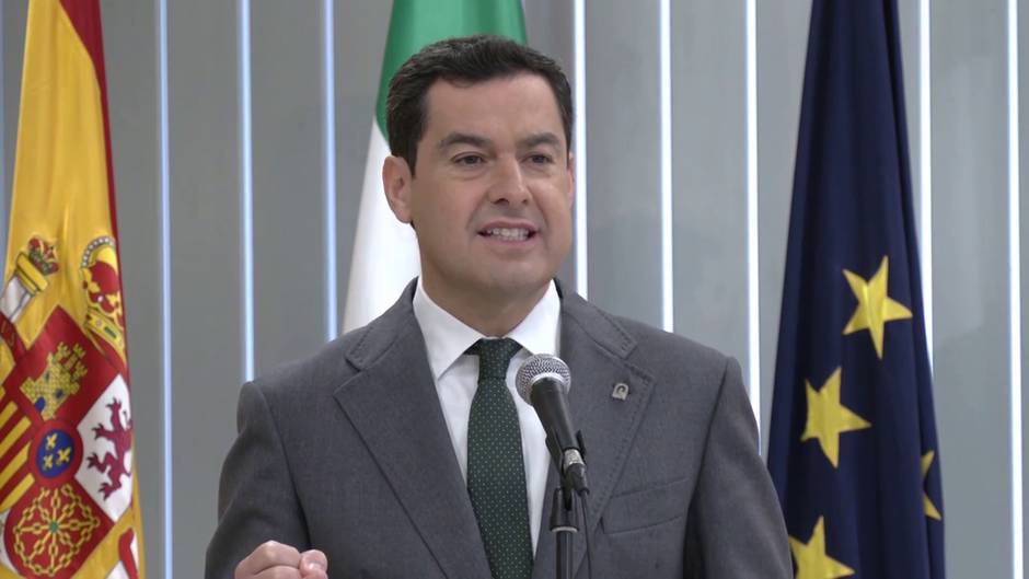 Moreno denuncia ataque del Gobierno en funciones contra Andalucía