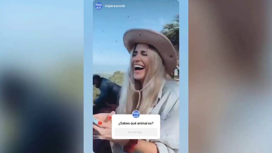 María Pombo sigue disfrutando de su viaje en Kenia