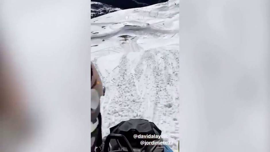 Laura Matamoros continúa con sus vacaciones en la nieve