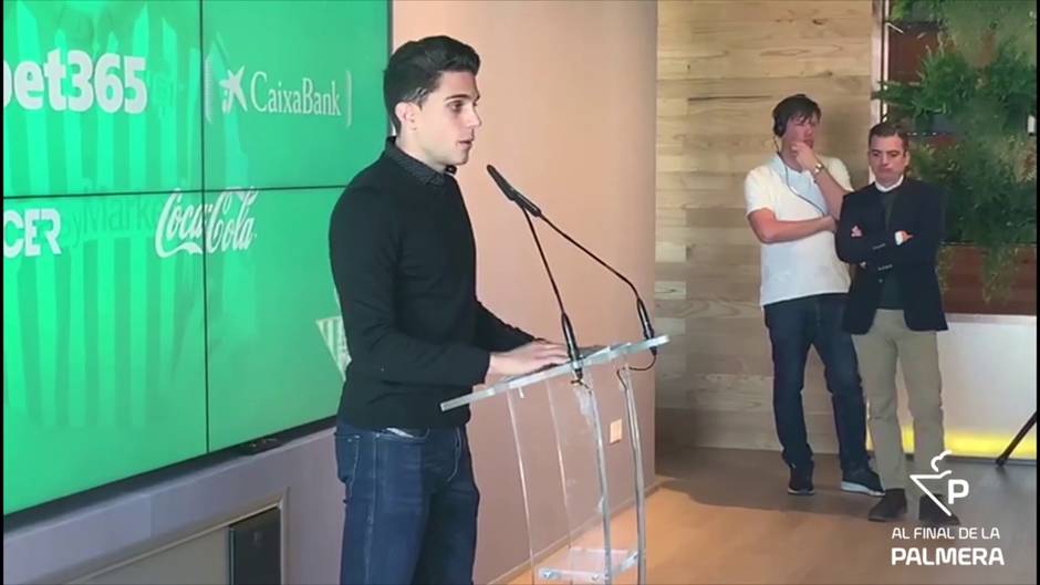 Bartra le da la bienvenida a Aleñá como jugador del Betis