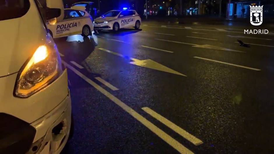 Un joven de 24 años, herido muy grave tras sufrir un atropello en Castellana