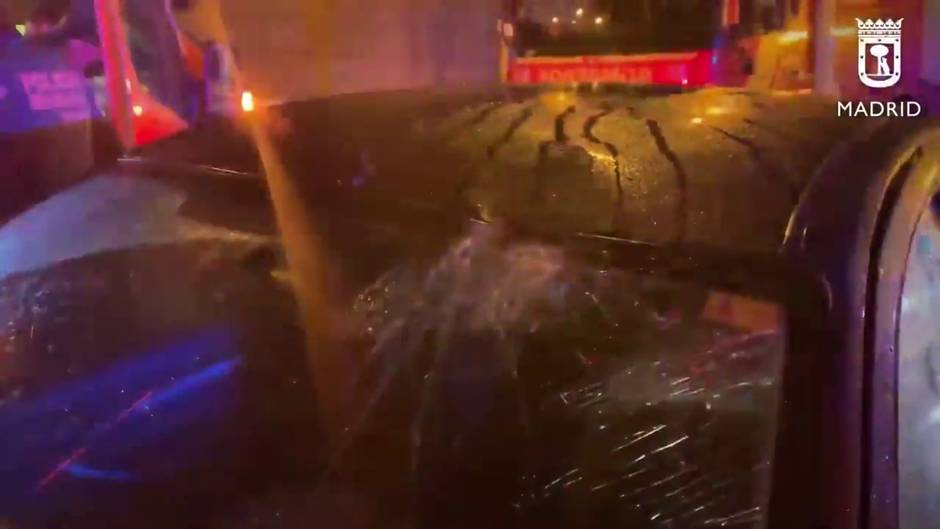 Un turismo atropella a una pareja y sus dos hijos, de 20 meses y 4 años, en Madrid