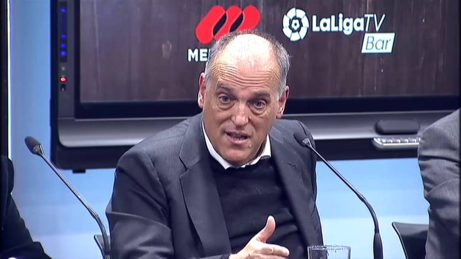 Tebas: "Prefiero a cualquiera en la Federación antes que a Rubiales"