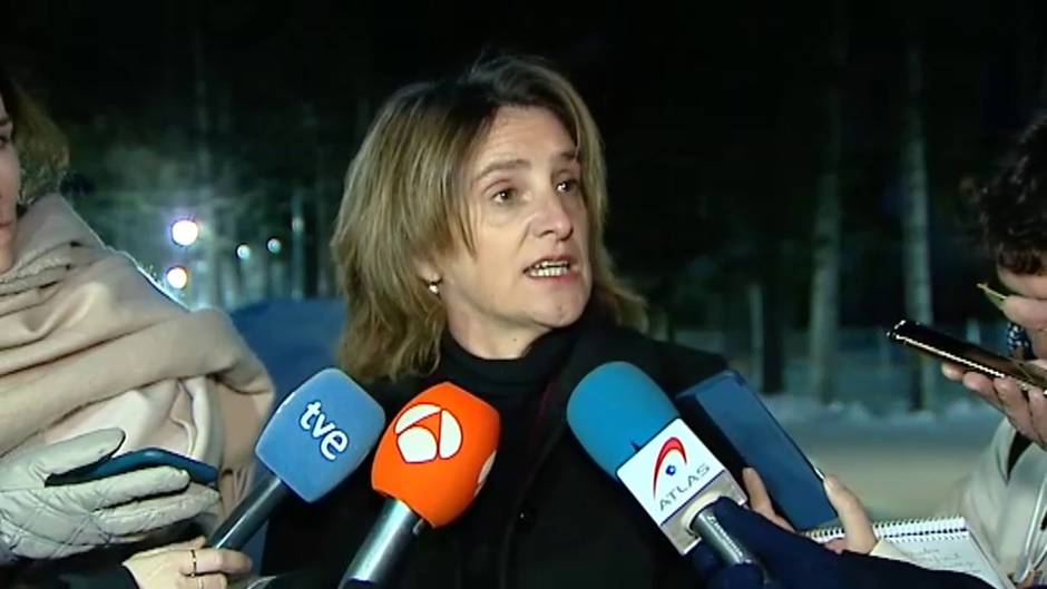 Teresa Ribera asegura que el mensaje de Sánchez en Davos ha tenido una respuesta "satisfactoria"