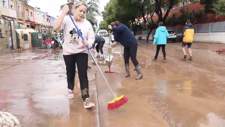 Más de 330 incidencias en Málaga por las fuertes precipitaciones