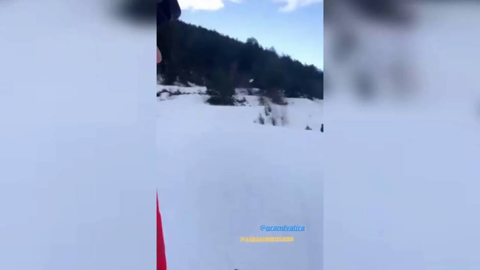 Andrés Velencoso desconecta en la estación de esquí de Grandvalira