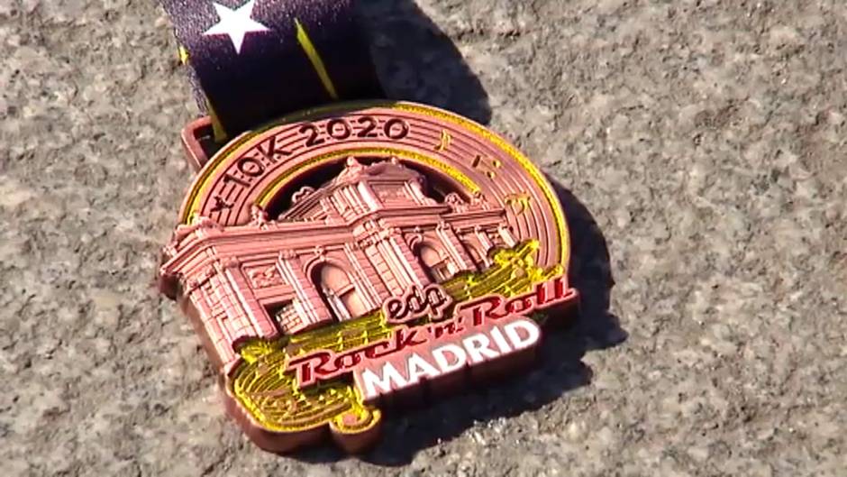 Presentadas las medallas de la Rock 'n' Roll Madrid Maratón