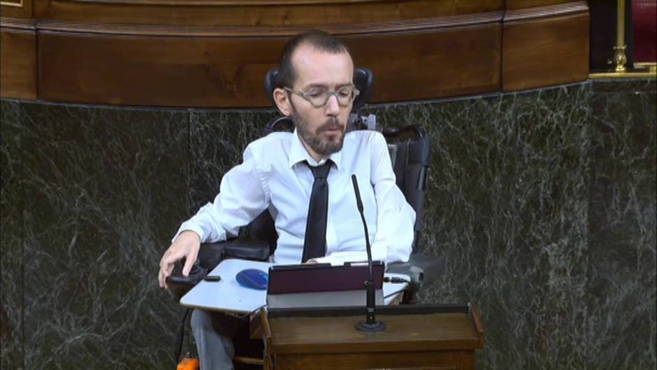 Echenique ante la aprobación de la eutanasia: "Señorías, espero que esta vez esta Cámara esté a la altura"