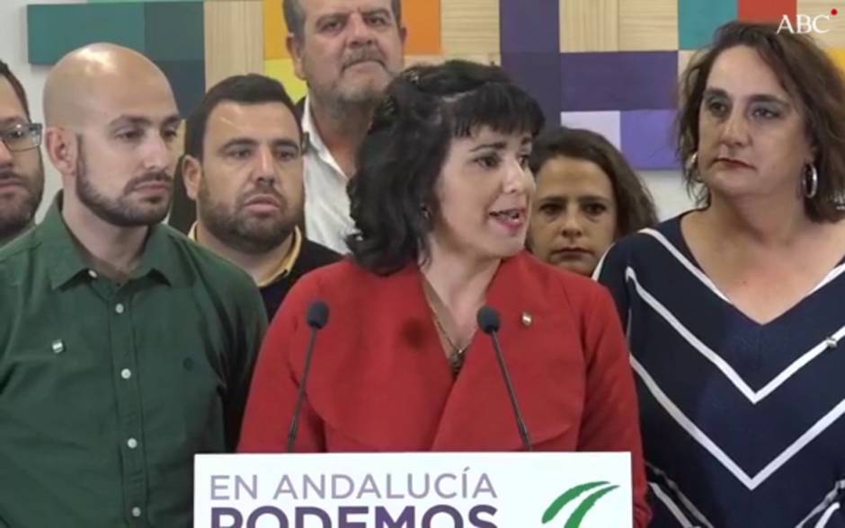 Teresa Rodríguez se independiza de Podemos con un partido andaluz propio y «no subalterno del PSOE»