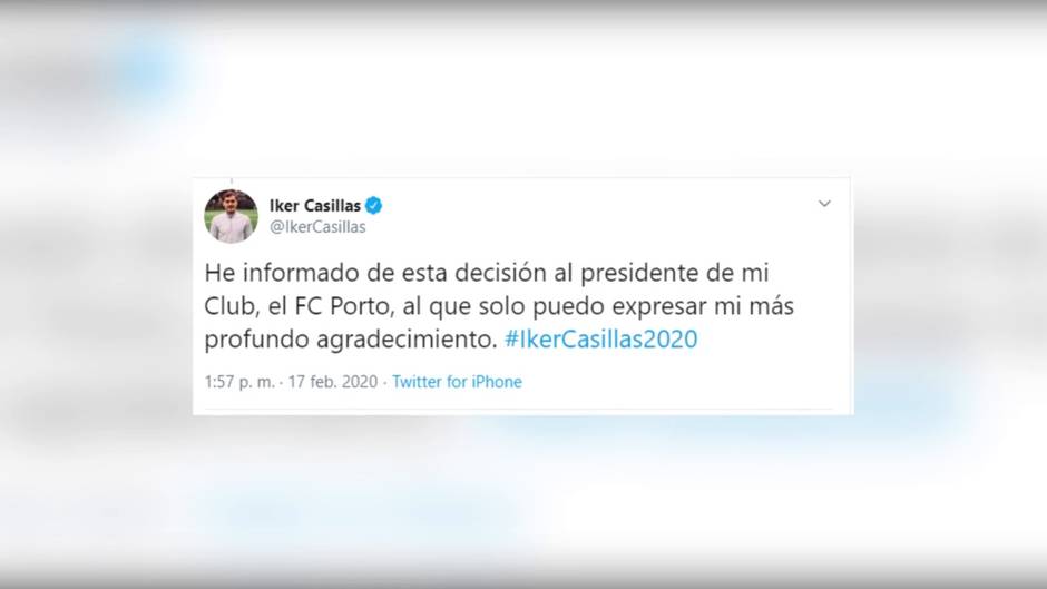 Casillas anuncia su candidatura a la presidencia de la RFEF