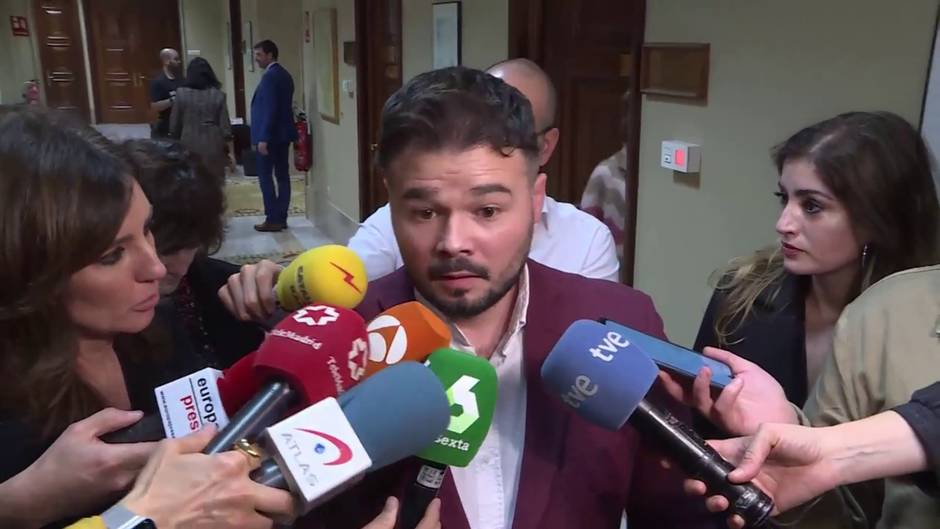 Rufián (ERC) sobre la reunión de Sánchez y Torra