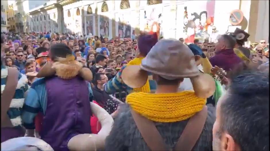 Batalla de coplas en el Carnaval de Cádiz 2020