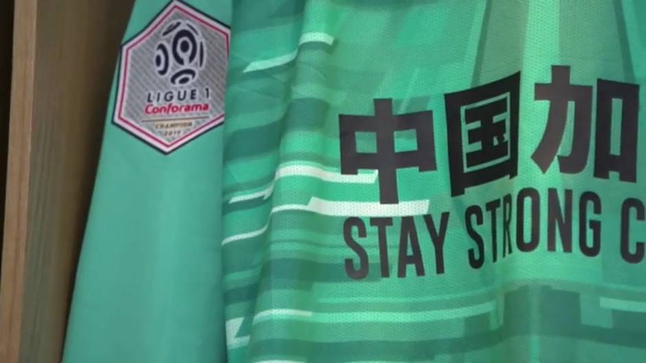 Los jugadores del PSG mandan su apoyo a China