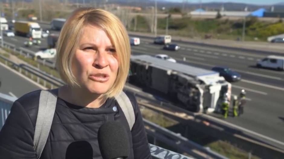 Igualdad Animal critica que no haya "asistencia" en el accidente de camión con cerdos