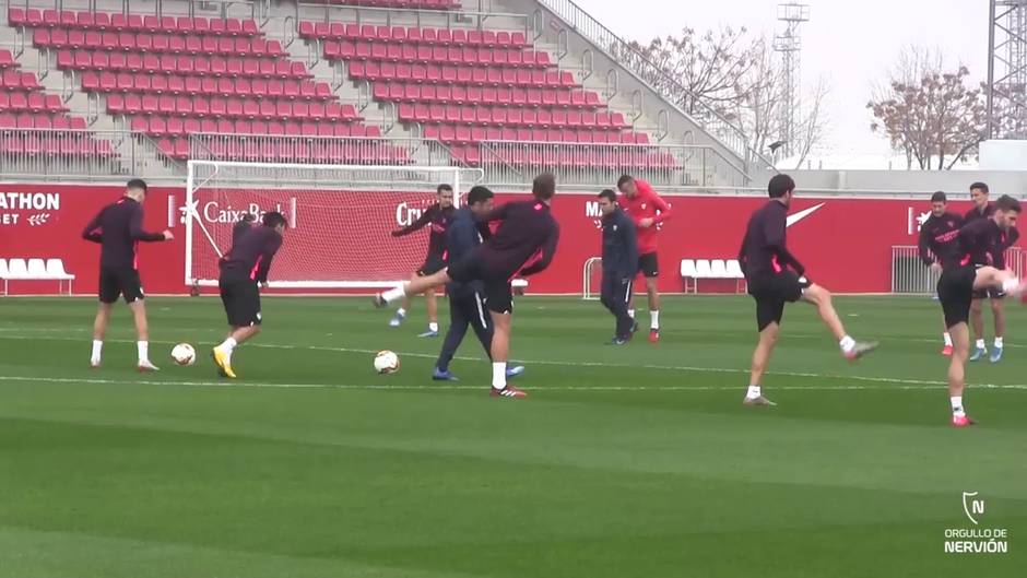 Lopetegui trabaja sin Vaclik a 48 horas del duelo del Sevilla ante el Cluj