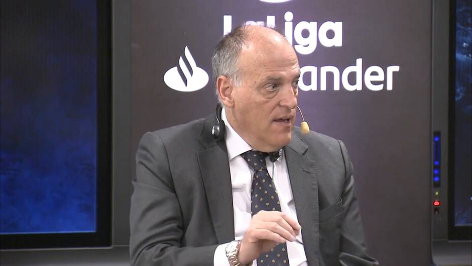 Tebas señala que no se han "planteado" suspender el Clásico