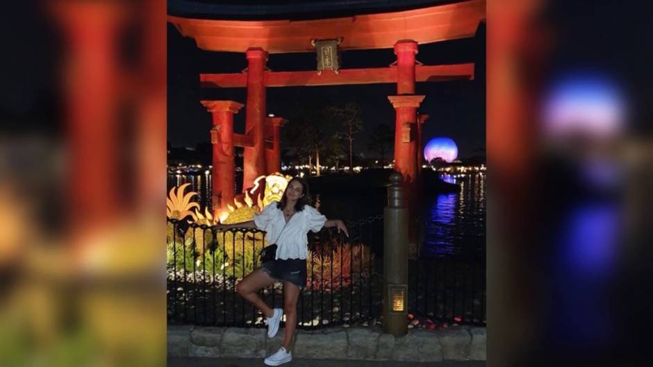 Paula Echevarría disfruta de la noche de Miami