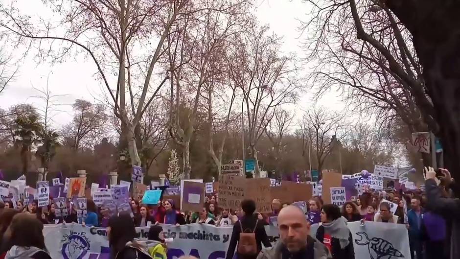 Arranca la manifestación del 8M en Madrid