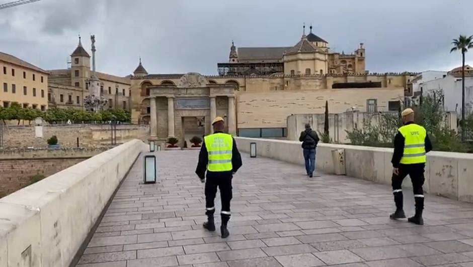 La Unidad Militar de Emergencias, desplegada en Córdoba