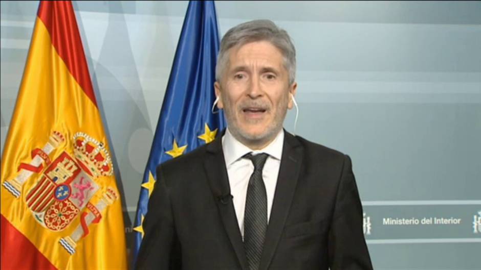 Marlaska: "Las medidas de confinamiento son las más drásticas en el entorno de Europa"