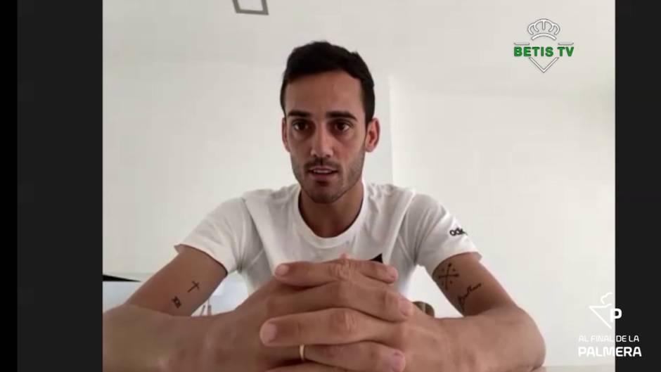 Juanmi, futbolista del Betis, opina que LaLiga debe ser finalizada
