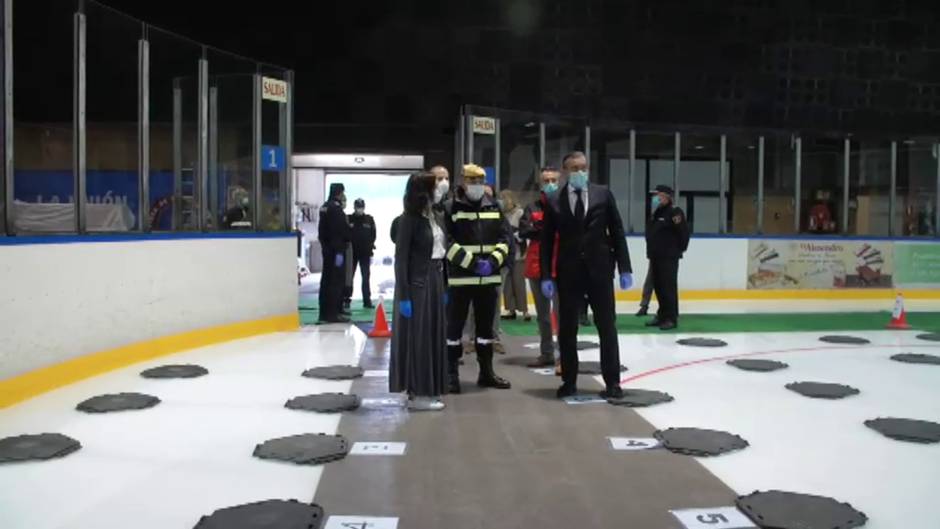 Cierra la morgue del Palacio de Hielo de Majadahonda