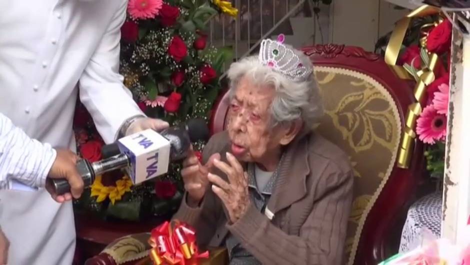 Una anciana colombiana cumple 110 años en mitad de la pandemia de coronavirus