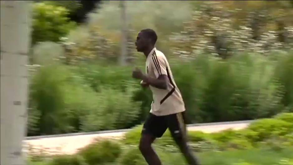 Los jugadores del Real Madrid entrenan sprints y resistencia para ponerse a punto