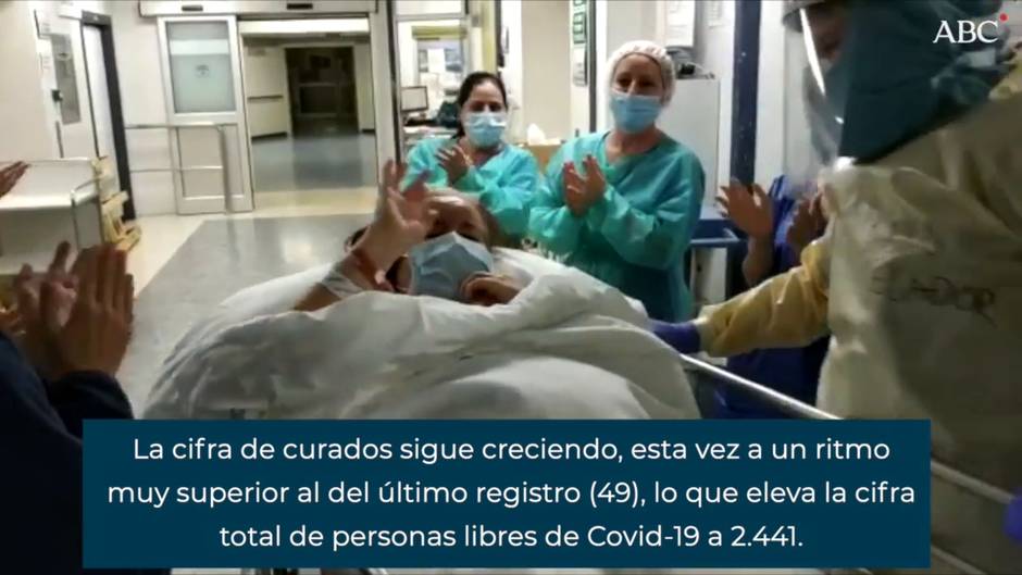 Tres personas salen del hospital y dos de la UCI en Sevilla quedando sólo 18 ingresadas