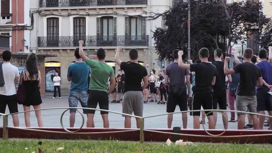 Manifestación en Bilbao para pedir la excarcelación del preso de ETA Patxi Ruiz