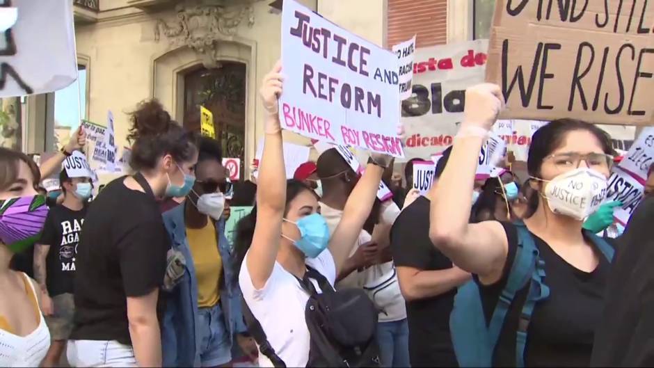 Manifestación de Black Lives Matter en Madrid