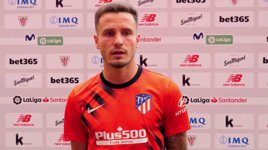 Saúl (Atlético): "El Athletic ha notado mucho la falta de público"