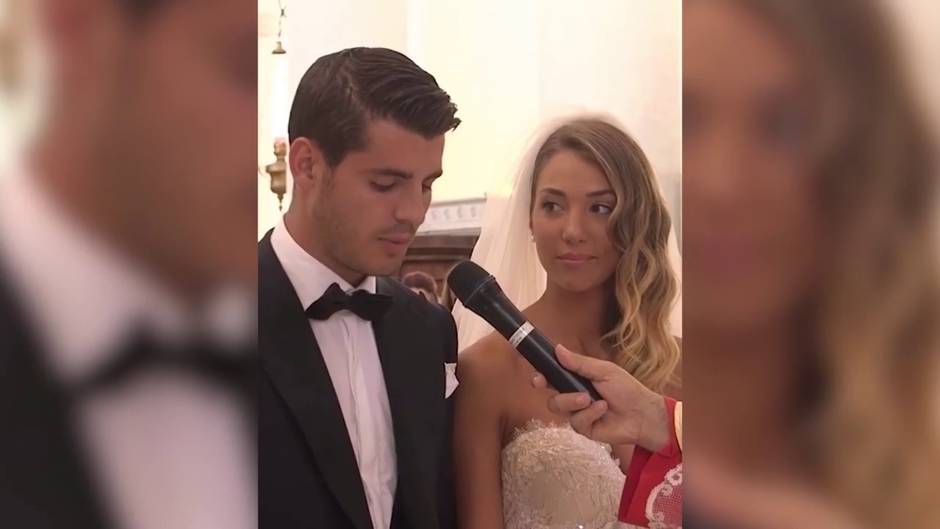 Alice Campello y Álvaro Morata celebran su aniversario más especial