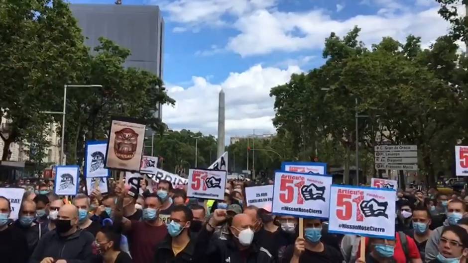 Trabajadores de Nissan exigen la autorización previa a los ERE