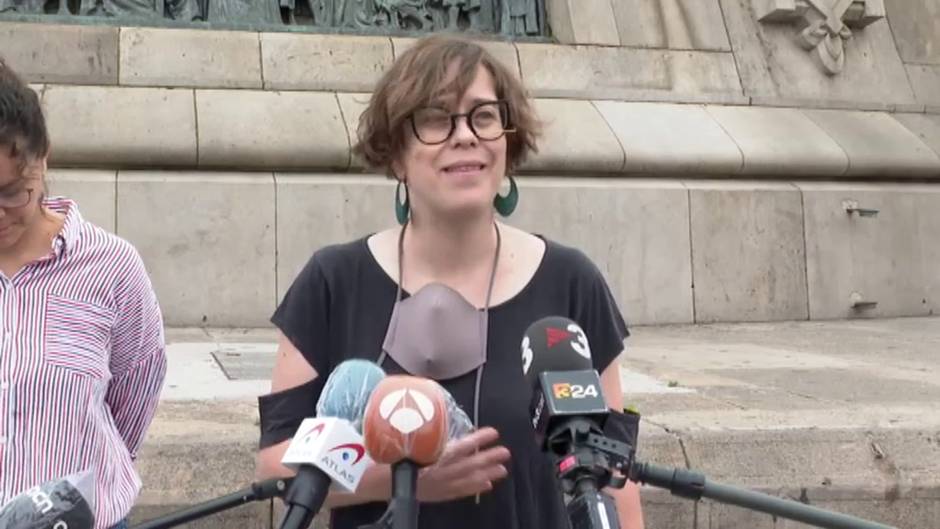 La CUP exige al ayuntamiento de Barcelona la retirada de la estatua de Colón