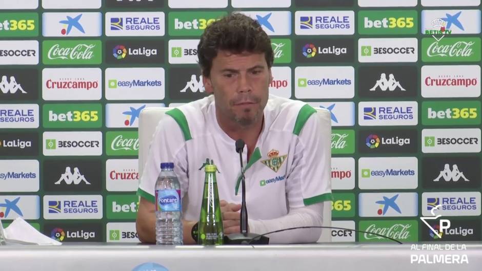 Rubi confirma que Joaquín será baja mañana ante el Athletic